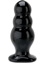 Load image into Gallery viewer, Titanmen Master Tool #4 Triple Ripple Anal Plug - Black - 6.5in