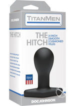 Load image into Gallery viewer, Titanmen The Hitch Smooth Cushioned Anal Plug - Black