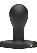 Load image into Gallery viewer, Titanmen The Hitch Smooth Cushioned Anal Plug - Black