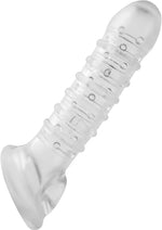 Load image into Gallery viewer, Tom Of Finland Textured Girth Enhancer - Clear