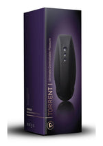 Load image into Gallery viewer, Torrent Vibrating Stroker - Black