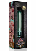 Load image into Gallery viewer, Touch Of Velvet Bullet Vibrator - Aqua Lily/Teal