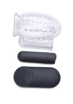 Load image into Gallery viewer, Trinity Men Rechargeable Bullet Penis Head Teaser with Remote Control - Clear