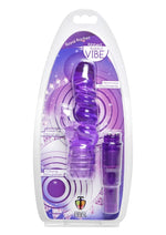Load image into Gallery viewer, Trinity Vibes Royal Rocket Ribbed Rabbit Vibrator - Purple