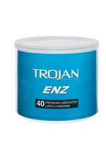 Load image into Gallery viewer, Trojan Enz 40 Premium Lubricated Latex Condoms - Bowl