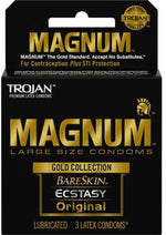 Load image into Gallery viewer, Trojan Magnum Gold Collection Large Size Condom - 3 Pack