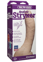 Load image into Gallery viewer, Vac-U-Lock Realistic Stryker Dildo - Vanilla - 9in
