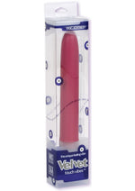 Load image into Gallery viewer, Velvet Touch Vibes Waterproof Vibrator 7in - Dusty - Red/Rose