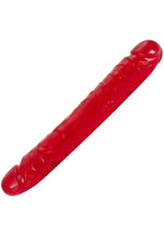 Load image into Gallery viewer, Vivid Essentials Double Dildo - Red - 12in
