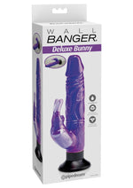 Load image into Gallery viewer, Wall Bangers Deluxe Bunny Rabbit Vibrator - Purple