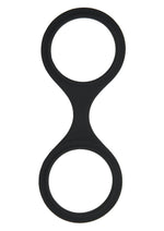 Load image into Gallery viewer, WhipSmart Quickie Cuffs with Eye Mask - Black - Large/Medium