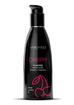 Load image into Gallery viewer, Wicked Aqua Water Based Flavored Lubricant Cherry - 2oz