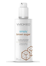 Load image into Gallery viewer, Wicked Simply Water Based Flavored Lubricant 2.3oz - Brown Sugar