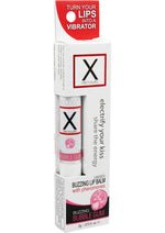 Load image into Gallery viewer, X On The Lips Buzzing Lip Balm with Pheromones Bubble Gum Flavor - .75oz