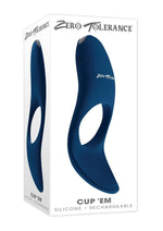 Load image into Gallery viewer, Zero Tolerance Cup Em Cock Ring - Blue