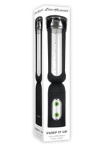 Load image into Gallery viewer, Zero Tolerance Pump It Up Rechargeable Penis Pump - Black/Clear