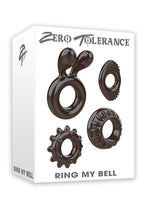 Load image into Gallery viewer, Zero Tolerance Ring My Bell Cock Ring Kit - Smoke - 4 Piece Kit