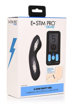 Load image into Gallery viewer, Zeus Electrosex E-Stim Panty Vibe with Remote Control - Black
