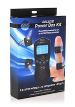 Load image into Gallery viewer, Zeus Electrosex Power Box Kit - Black