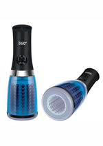 Load image into Gallery viewer, ZOLO 360° Rotating Beaded Masturbator - Black/Blue