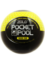 Load image into Gallery viewer, ZOLO Pocket Pool Susie Cue Masturbator Sleeve - Yellow