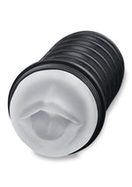 Load image into Gallery viewer, ZOLO The Perfect Deep Throat Masturbator - Mouth - Black/Clear