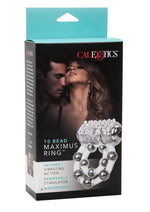 Load image into Gallery viewer, 10 Bead Maximus Ring Vibrating Cock Ring - Clear
