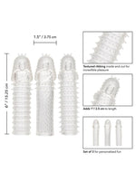 Load image into Gallery viewer, 3 Piece Extension Kit Textured 6in Each
