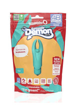 Load image into Gallery viewer, 4b Demon Rechargeable Silicone Mini Clitoral Stimulating Vibrator - Kiwi
