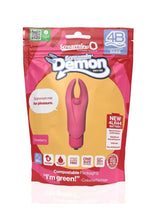 Load image into Gallery viewer, 4b Demon Rechargeable Silicone Mini Clitoral Stimulating Vibrator - Strawberry
