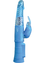 Load image into Gallery viewer, 4Play Deluxe Slim Rabbit Vibrator - Blue
