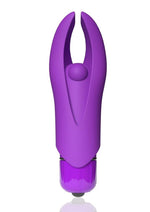 Load image into Gallery viewer, 4t Demon Rechargeable Silicone Mini Clitoral Stimulating Vibrator - Grape/Purple
