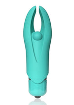 Load image into Gallery viewer, 4t Demon Rechargeable Silicone Mini Clitoral Stimulating Vibrator - Green/Kiwi
