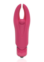 Load image into Gallery viewer, 4t Demon Rechargeable Silicone Mini Clitoral Stimulating Vibrator - Red/Strawberry

