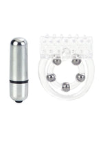 Load image into Gallery viewer, 5 Bead Maximus Ring Vibrating Cock Ring
