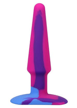 Load image into Gallery viewer, A-Play Groovy Silicone Anal Plug 5in - Fuschia - Magenta/Pink
