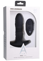 Load image into Gallery viewer, A-Play Rise Silicone Rechargeable Anal Plug with Remote Control - Black
