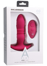 Load image into Gallery viewer, A-Play Rise Silicone Rechargeable Anal Plug with Remote Control - Pink

