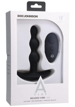 Load image into Gallery viewer, A-Play Shaker Rechargeable Silicone Beaded Anal Plug with Remote Control - Black
