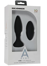 Load image into Gallery viewer, A-Play Vibe Beginner Anal Plug with Remote Control - Black

