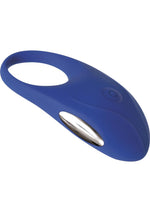 Load image into Gallery viewer, Adam and Eve The Rechargeable Silicone Couples Penis Ring - Blue
