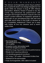Load image into Gallery viewer, Adam and Eve The Rechargeable Silicone Couples Penis Ring
