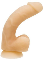 Load image into Gallery viewer, Addiction Bendable David Silicone Dildo - Flesh/Vanilla - 8in
