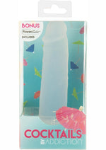 Load image into Gallery viewer, Addiction Cocktails Vibrating Silicone Dildo - Blue/Blue Lagoon - 5.5in
