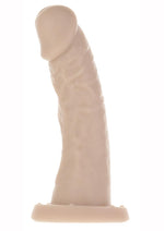 Load image into Gallery viewer, Addiction Toy Collection Edward Silicone Curved Dildo - Vanilla - 6in
