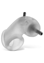 Load image into Gallery viewer, Airlock Electro Air-Lite Vented Silicone Chastity - Clear/Clear Ice
