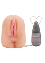 Load image into Gallery viewer, Alexis Amore&#39;s Vibrating Masturbator with Bullet and Remote Control - Pussy and Ass - Vanilla
