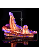 Load image into Gallery viewer, Alien Nation Copperhead Rechargeable Silicone Vibrating Grinder with Remote Control - Copper/Orange/Purple
