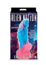 Load image into Gallery viewer, Alien Nation Glow Dragon Silicone Glow In The Dark Creature Dildo - Multicolor

