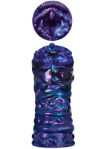 Load image into Gallery viewer, Alien Nation Lagos Silicone Stroker - Blue/Purple
